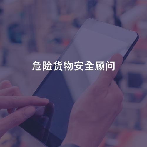 危险货物安全顾问